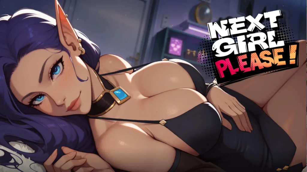 Cartel del juego «Next girl please»