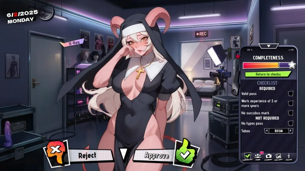 Screenshot 1 aus dem Spiel „Next Girl Please“