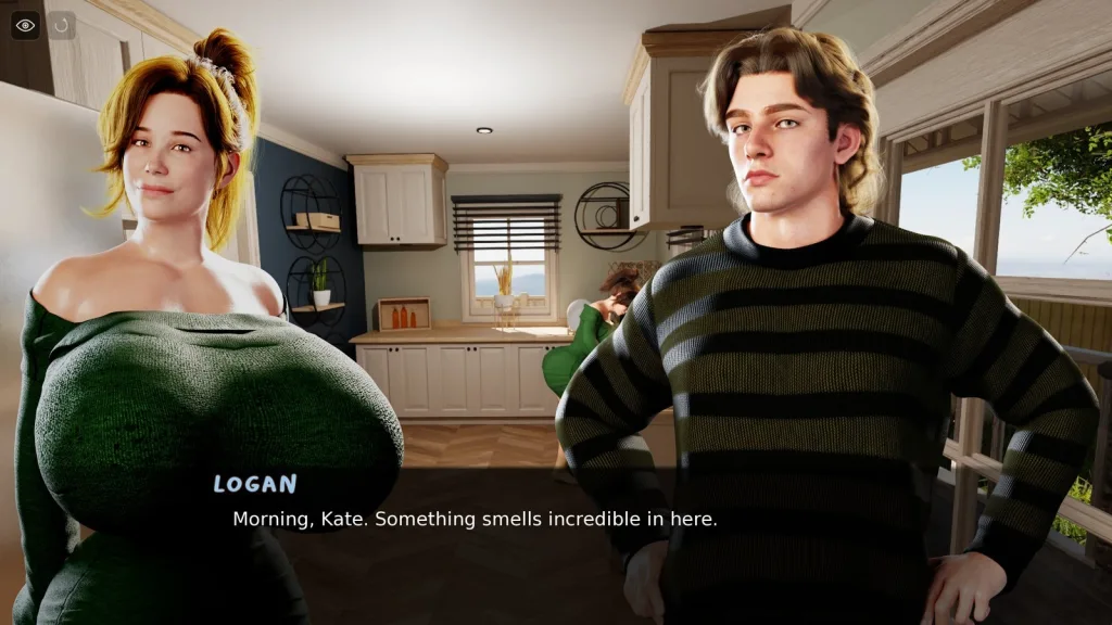 13 ingame girl kate kitchen 2