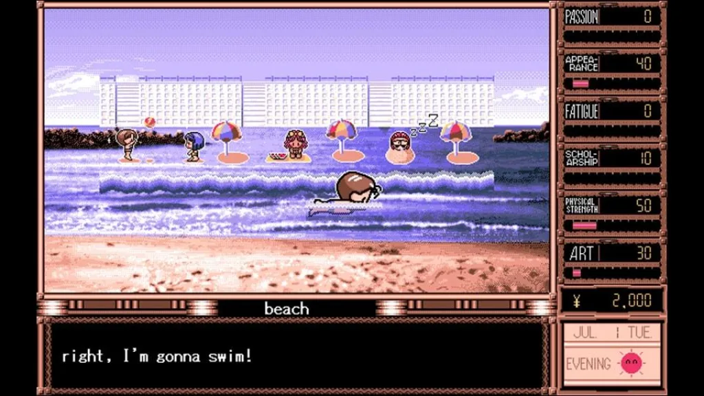True love 95 scene on the beach