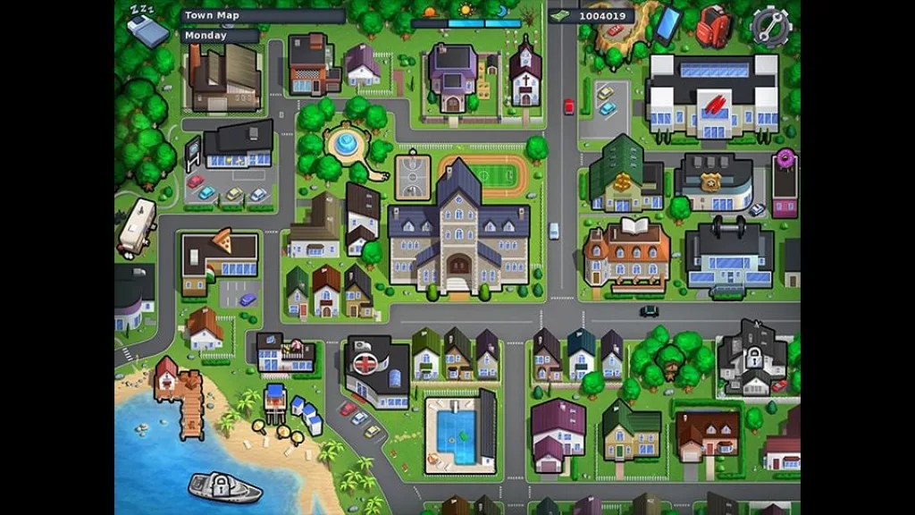 Summertime saga map
