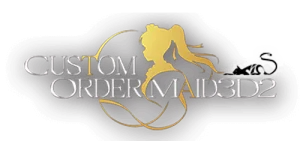 Custom order maid 3 D 2 logo