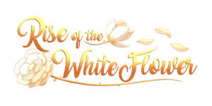 Rise of the white flower logo