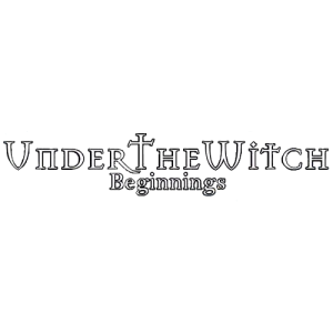 Under the witch logo
