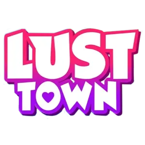 Lust town game logo