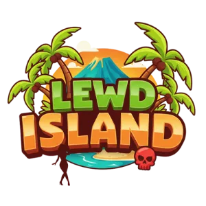 Lewd island game logo