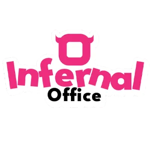 Infernal office game logo