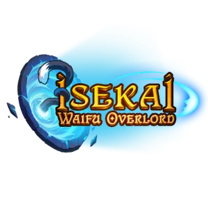 Isekai waifu overlord game logo
